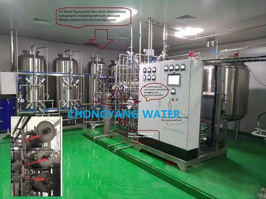 CEDI gedeïoniseerd waterzuiveringsinstallatie Ro waterfiltersysteem in de farmaceutische industrie