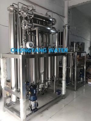 ISO GMP Multi Column Distillation Stills Waterdestillatie-eenheid voor waterinjectie