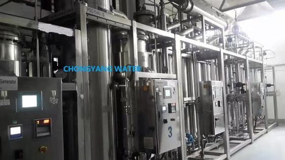 Farmaceutische distillatieinstallatie met meerdere kolommen WFI waterdestillatieapparatuur