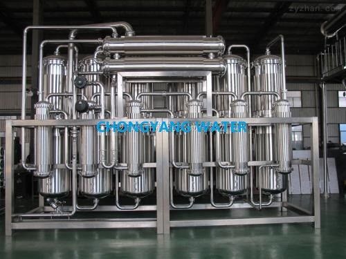 Multi Column Distillatie Plant Five Med Multi Effect Distillatie Voor Bulk Drug