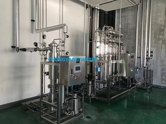 SS316L Multi Column Distillation Plant Four Effects Gedestilleerd water Making Machine voor in vitro diagnostisch reagens