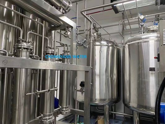 Farmaceutische apparatuur voor gedistilleerd water met meerdere effecten WFI Ro-machinedialyse