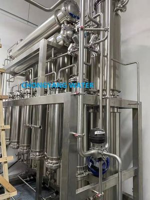 Farmaceutische apparatuur voor gedistilleerd water met meerdere effecten WFI Ro-machinedialyse