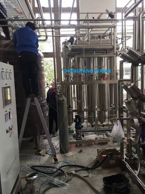 Farmaceutische apparatuur voor gedistilleerd water met meerdere effecten WFI Ro-machinedialyse
