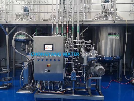 Volautomatisch CIP-systeem Cip In Skid voor de voedingsindustrie met sensor