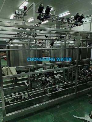 Automatisch CIP-systeem schoonmaak in plaats systeem voor voedselverwerking SS316 SS304