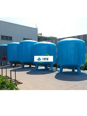 Industriële roestvrijstalen filterbehuizing Silica zand waterfilter ISO9001