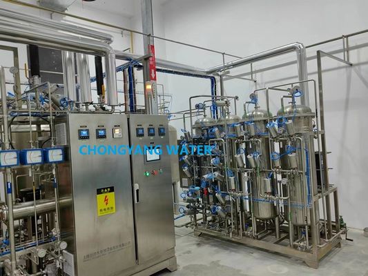 Gezuiverd waterdistributiesysteem onder druk voor injectiesysteem