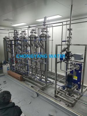 Gezuiverd WFI-distributiesysteem Wateropslag en distributiesysteem Distributie-lus