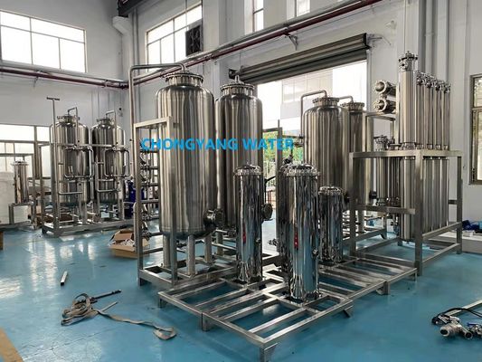 PLC-controle roestvrij staal farmaceutisch water systeem voor farmaceutische waterproductie