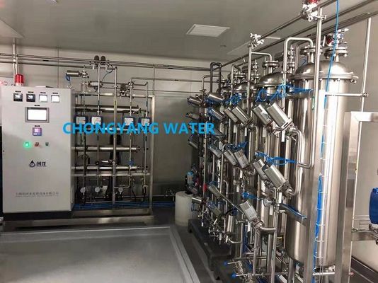 Verpakte omgekeerde osmose + elektro-deionisering voor gezuiverd water
