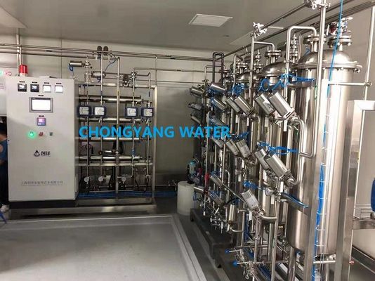 Verpakte omgekeerde osmose + elektro-deionisering voor gezuiverd water