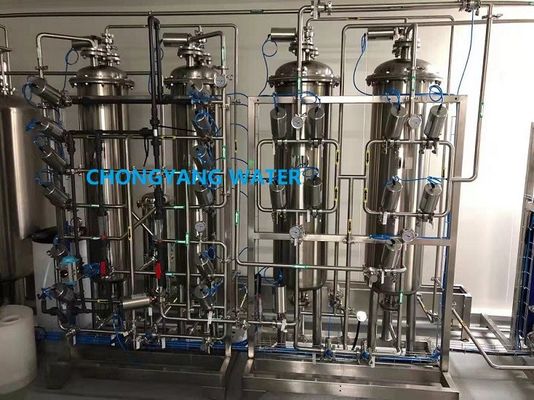 Verpakte omgekeerde osmose + elektro-deionisering voor gezuiverd water