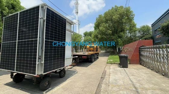 Zonne-aangedreven waterzuiveraar/Draagbaar Solar RO-systeem/Off-grid waterbehandelingsunit