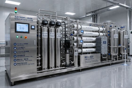 Elektrodeionisatie Industrieel RO-installatie Industrieel waterzuiveringsapparaat
