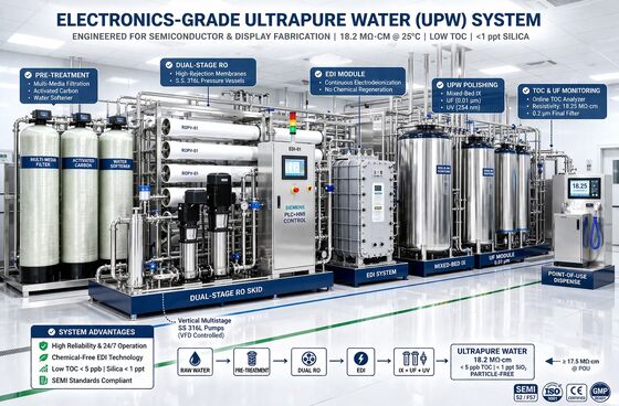 Elektrodeionisatie Industrieel RO-installatie Industrieel waterzuiveringsapparaat