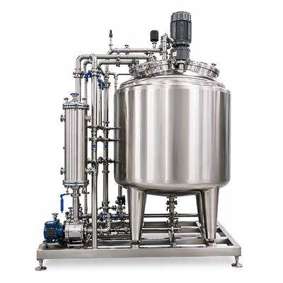 Biophar Oplossingsvoorbereidingssysteem 1000L met SS316L Vat (GMP Standaard, Touchscreen Bediening)