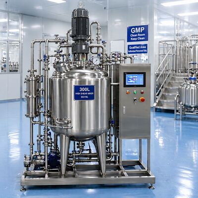 Biophar Oplossingsvoorbereidingssysteem 1000L met SS316L Vat (GMP Standaard, Touchscreen Bediening)