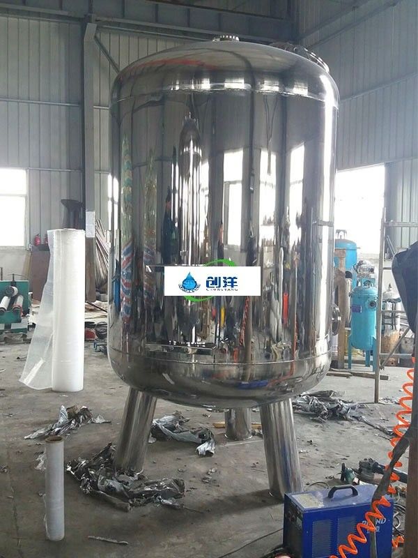 Industriële roestvrijstalen filterbehuizing Silica zand waterfilter ISO9001